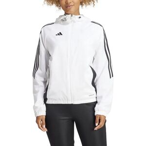 Adidas Tiro24 Windbreaker Jacket White / Black XS Women Adidas Tiro24 Windbreaker Jacket White / Black XS Women