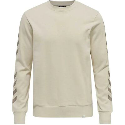 Hummel Hmllegacy Chevron Sweatshirt - Pumice Stone - S - Sweatshirt Hummel Hmllegacy Chevron Sweatshirt - Pumice Stone - S - Sweatshirt