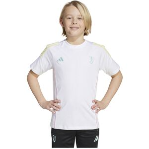 Adidas Juventus Tiro Cotton Short Sleeve T-shirt White 13-14 Years Boys,Girls