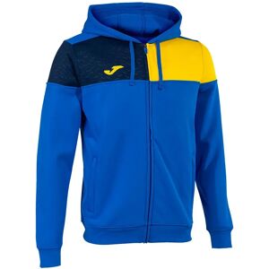 Joma Crew V Full Zip Sweatshirt Royal / Yellow / Navy 5-6 Years Boys Joma Crew V Full Zip Sweatshirt Royal / Yellow / Navy 5-6 Years Boys