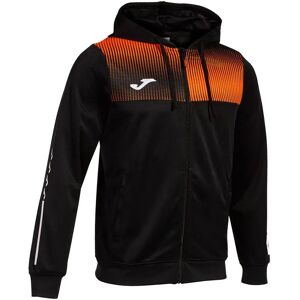 Joma Eco Supernova Full Zip Sweatshirt Black / Orange 12-14 Years Boys Joma Eco Supernova Full Zip Sweatshirt Black / Orange 12-14 Years Boys