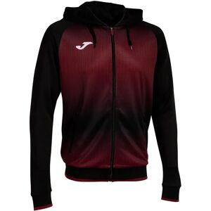 Joma Tiger V Full Zip Sweatshirt Black / Bordeaux 11-12 Years Boys Joma Tiger V Full Zip Sweatshirt Black / Bordeaux 11-12 Years Boys