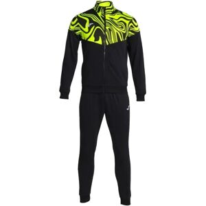 Joma Lion Ii Tracksuit Black / Yellow Fluor 11-12 Years Boys Joma Lion Ii Tracksuit Black / Yellow Fluor 11-12 Years Boys
