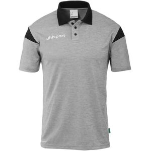 Uhlsport Squad 27 Short Sleeve Polo Dark Grey / Black 8-9 Years Boys Uhlsport Squad 27 Short Sleeve Polo Dark Grey / Black 8-9 Years Boys