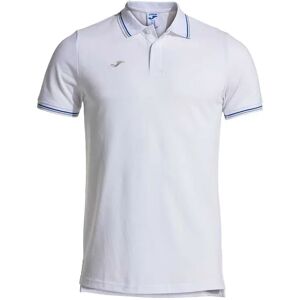 Joma Confort Classic Short Sleeve Polo White / Royal 12-14 Years Boys Joma Confort Classic Short Sleeve Polo White / Royal 12-14 Years Boys