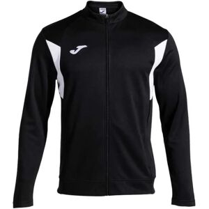 Joma Winner Iii Full Zip Sweatshirt Black / White 12-14 Years Boys Joma Winner Iii Full Zip Sweatshirt Black / White 12-14 Years Boys