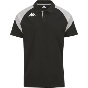 Kappa Lanetto Short Sleeve Polo Black / Grey Melange 10 Years Boys,Girls Kappa Lanetto Short Sleeve Polo Black / Grey Melange 10 Years Boys,Girls