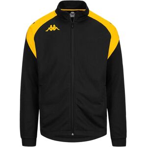 Kappa Lenno Full Zip Sweatshirt Black / Yellow Chrome 6 Years Boys,Girls Kappa Lenno Full Zip Sweatshirt Black / Yellow Chrome 6 Years Boys,Girls