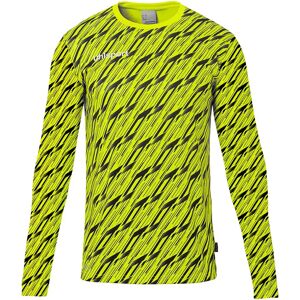 Uhlsport Progressive Torwart Long Sleeve T-shirt Fluor Yellow / Black 13-14 Years Boys,Girls Uhlsport Progressive Torwart Long Sleeve T-shirt Fluor Yellow / Black 13-14 Years Boys,Girls