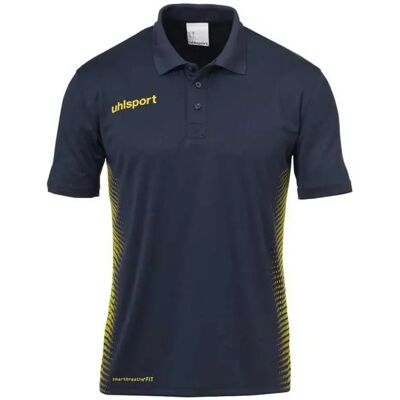 Uhlsport Score Short Sleeve Polo Navy / Fluo Yellow 13-14 Years Boys Uhlsport Score Short Sleeve Polo Navy / Fluo Yellow 13-14 Years Boys