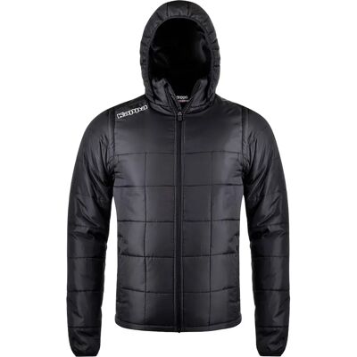 Kappa Waples Jacket - Removable Hood & Sleeves - Black - Jacket Kappa Waples Jacket - Removable Hood & Sleeves - Black - Jacket