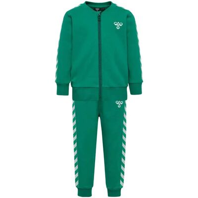 Hummel Unisex Green Tracksuit - Setti Hummel Unisex Green Tracksuit - Setti