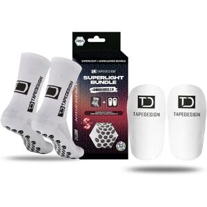 Tape Design Superlight Bundle + Shinguard 2.0 Pack Long Socks White EU 37-48 Men Tape Design Superlight Bundle + Shinguard 2.0 Pack Long Socks White EU 37-48 Men