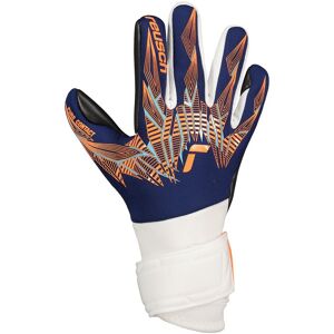 Reusch Pure Contact Silver Goalkeeper Gloves Premium Blue / Electric Orange / Black 6 unisex
