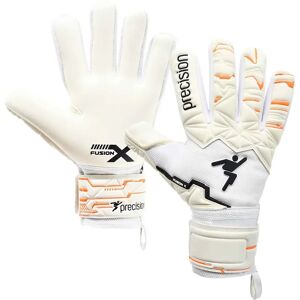 Precision Junior Fusion X Pro Negative Contact Duo Goalkeeper Gloves White / Fluo Orange / Black 6 unisex Precision Junior Fusion X Pro Negative Contact Duo Goalkeeper Gloves White / Fluo Orange / Black 6 unisex