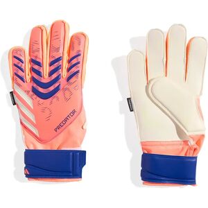 Adidas Predator Match Fingersave Junior Goalkeeper Gloves Signal Coral / White / Lucid Blue 5.5 unisex Adidas Predator Match Fingersave Junior Goalkeeper Gloves Signal Coral / White / Lucid Blue 5.5 unisex