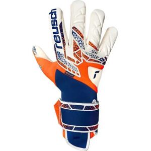 Reusch Attrakt Gold X Guardian Goalkeeper Gloves Shocking Orange / Energy Blue 9 unisex Reusch Attrakt Gold X Guardian Goalkeeper Gloves Shocking Orange / Energy Blue 9 unisex