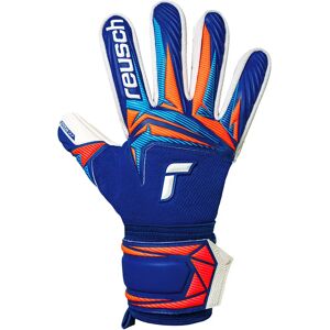 Reusch Attrakt Advance Goalkeeper Gloves Sharp Blu / White / Shock Orange 10.5 unisex Reusch Attrakt Advance Goalkeeper Gloves Sharp Blu / White / Shock Orange 10.5 unisex