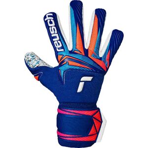 Reusch Attrakt Fusion Nc Goalkeeper Gloves Sharp Blu / White / Shock Orange 8.5 unisex Reusch Attrakt Fusion Nc Goalkeeper Gloves Sharp Blu / White / Shock Orange 8.5 unisex