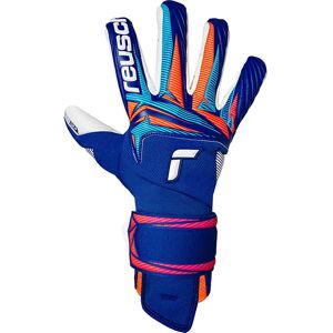 Reusch Attrakt Gold X Guardian Goalkeeper Gloves Sharp Blu / White / Shock Orange 8.5 unisex Reusch Attrakt Gold X Guardian Goalkeeper Gloves Sharp Blu / White / Shock Orange 8.5 unisex