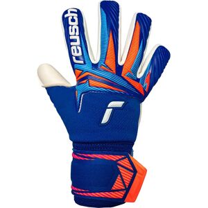 Reusch Attrakt Gold X Nc Junior Goalkeeper Gloves Sharp Blu / White / Shock Orange 8 unisex Reusch Attrakt Gold X Nc Junior Goalkeeper Gloves Sharp Blu / White / Shock Orange 8 unisex