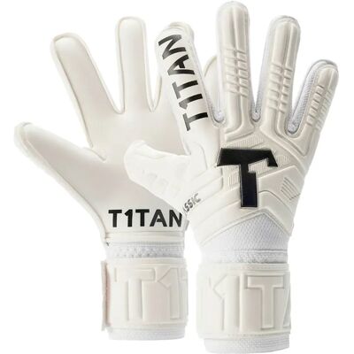 T1TAN - Classic 1.0 Junior - White - Size 5 - Goalkeeper gloves T1TAN - Classic 1.0 Junior - White - Size 5 - Goalkeeper gloves