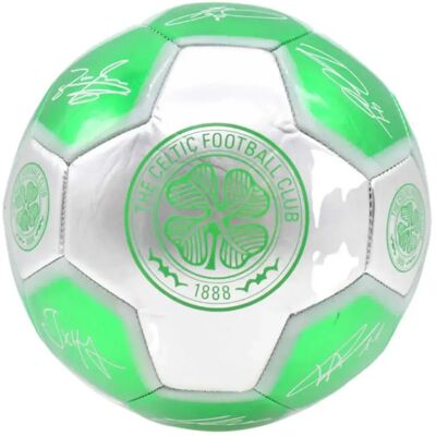 Team Merchandise 26 Panel Celtic Signature Football Ball Green / White 5 unisex Team Merchandise 26 Panel Celtic Signature Football Ball Green / White 5 unisex