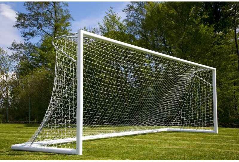 Lynx Sport Soccer Club 7,32x2,44x0,8x1,5 M-3 Mm Goal Net White One Size unisex