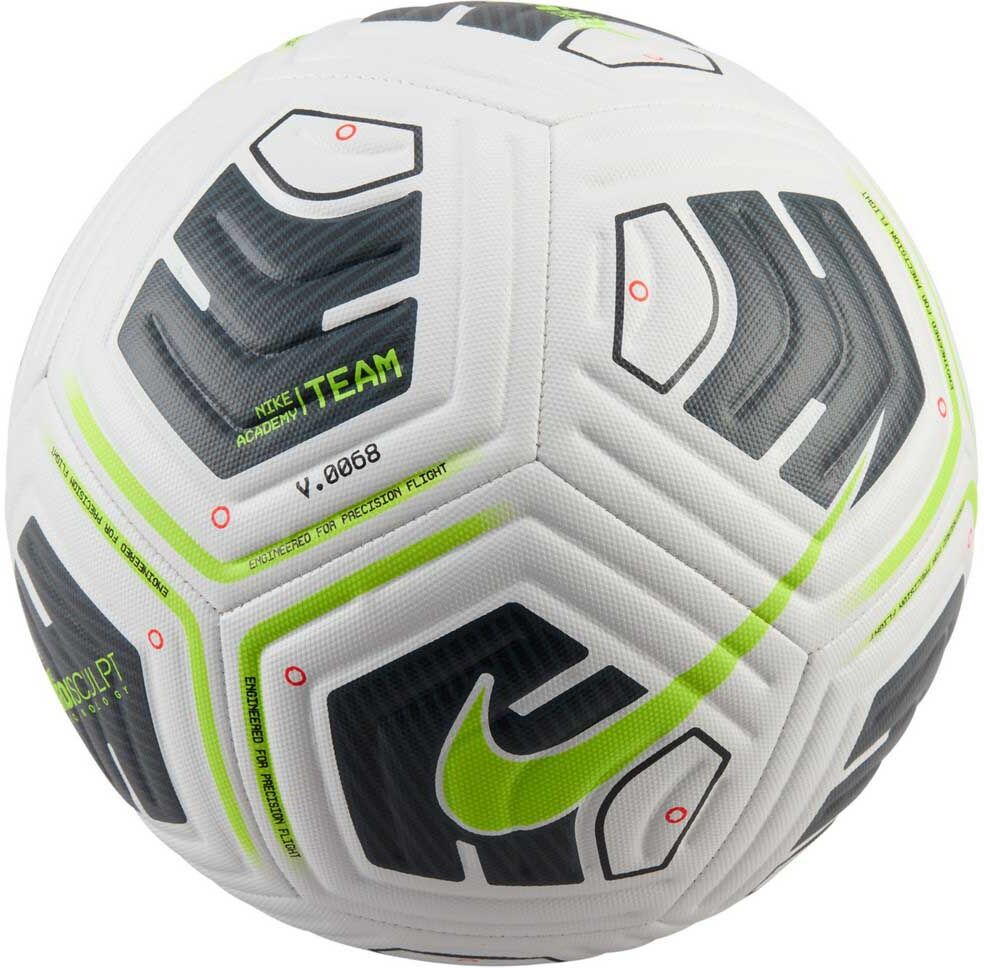 Nike Academy Football Ball White / Black / Volt 5 unisex