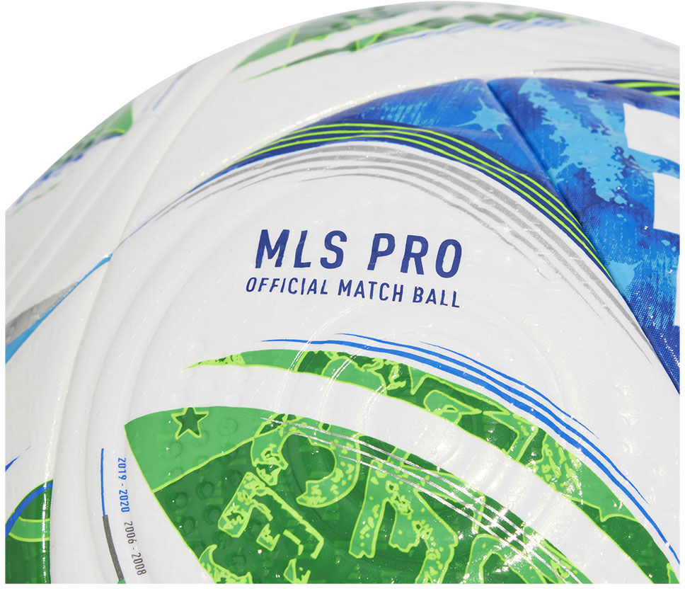 Adidas Mls 25 Pro Football Ball White / Green / Glory Blue / Pantone 5 unisex