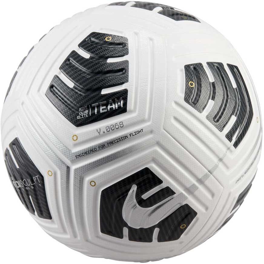 Nike Club Elite Football Ball White / Black / Metallic Silver 5 unisex