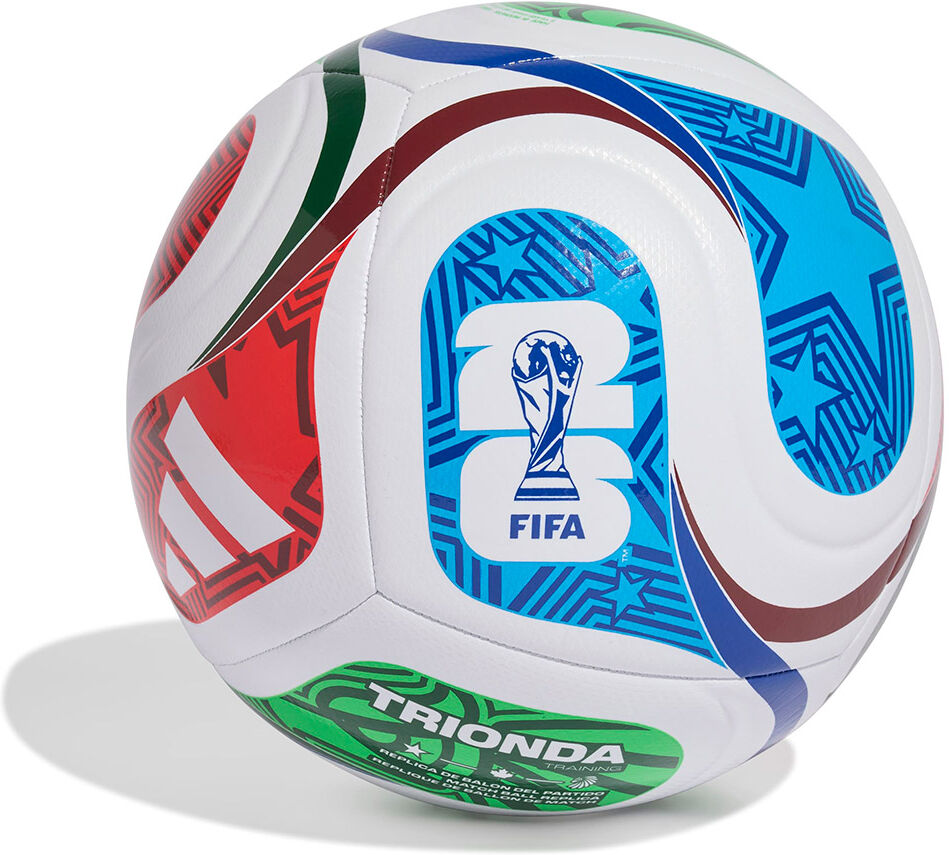 Adidas Fifa World Cup 26 Trionda Training Football Ball White / Team Royal Blue / Solar Blue / Power Red 3 unisex