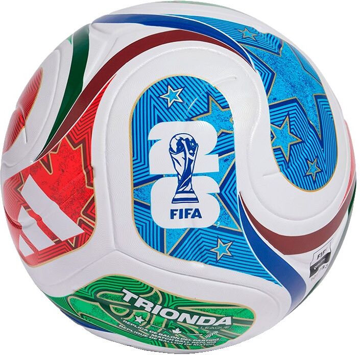 Adidas World Cup League Boxed Football Ball White / Team Royal Blue / Solar Blue / Power Red 4 unisex