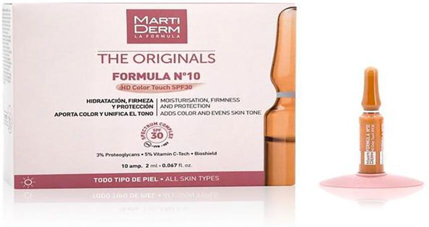 Martiderm Fnº10 Color Touch Spf30 30amp Sunscreen One Size male
