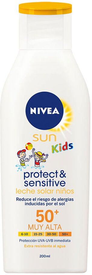 Nivea Protect&sensitive Factor 50 200ml Body Lotion White One Size unisex