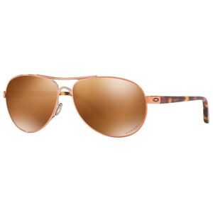 Oakley Feedback Sunglasses Vr50 Brown Gradient/CAT2 Rose Gold male