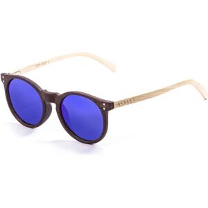 Lenoir Eyewear Lenoirne Polarized Sunglasses Bamboo Arm With Brown Dark Frame With Blue Revo Lens I CAT3 Men Lenoir Eyewear Lenoirne Polarized Sunglasses Bamboo Arm With Brown Dark Frame With Blue Revo Lens I CAT3 Men