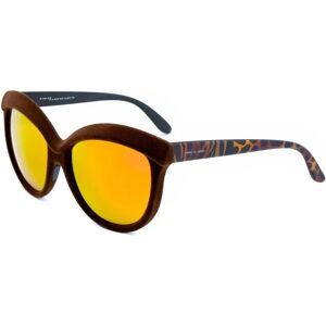 Italia Independent 0092v-044-zeb Woman Sunglasses Brown One Size Women Italia Independent 0092v-044-zeb Woman Sunglasses Brown One Size Women