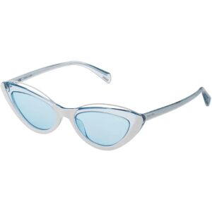 Police Spla2807fb Sunglasses White / Blue One Size Men Police Spla2807fb Sunglasses White / Blue One Size Men