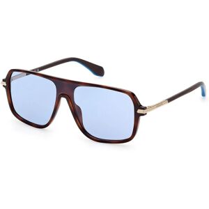 adidas Originals Or0100 Sunglasses Dark Havana / Blue One Size Men,Women adidas Originals Or0100 Sunglasses Dark Havana / Blue One Size Men,Women