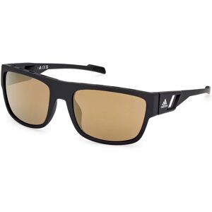adidas Sport Sp0082-6002g Sunglasses Matte Black / Brown Mirror One Size Men adidas Sport Sp0082-6002g Sunglasses Matte Black / Brown Mirror One Size Men