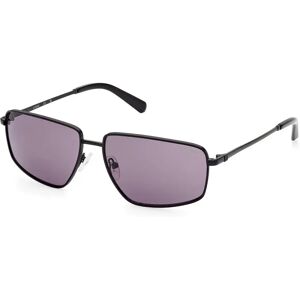 Guess Gu00088 Sunglasses Shiny Black / Violet One Size Men Guess Gu00088 Sunglasses Shiny Black / Violet One Size Men