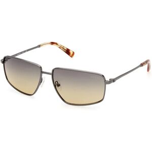 Guess Gu00088 Sunglasses Shiny Dark Nickeltin / Gradient Green One Size Men Guess Gu00088 Sunglasses Shiny Dark Nickeltin / Gradient Green One Size Men