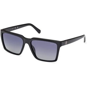 Guess Gu00084 Sunglasses Shiny Black / Smoke Polarized One Size Men Guess Gu00084 Sunglasses Shiny Black / Smoke Polarized One Size Men