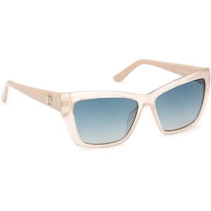 Guess Gu00098 Woman Polarized Sunglasses Ivory / Gradient Green One Size Women Guess Gu00098 Woman Polarized Sunglasses Ivory / Gradient Green One Size Women