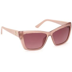Guess Gu00098 Woman Polarized Sunglasses Shiny Beige / Gradient Brown One Size Women Guess Gu00098 Woman Polarized Sunglasses Shiny Beige / Gradient Brown One Size Women