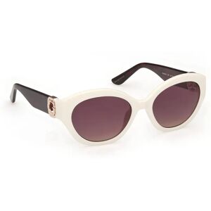 Guess Gu00104 Woman Polarized Sunglasses White / Gradient Smoke One Size Women Guess Gu00104 Woman Polarized Sunglasses White / Gradient Smoke One Size Women