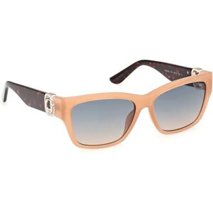 Guess Gu00105 Woman Polarized Sunglasses Shiny Beige / Gradient Green One Size Women Guess Gu00105 Woman Polarized Sunglasses Shiny Beige / Gradient Green One Size Women