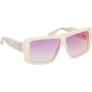 Guess Gu00109 Woman Polarized Sunglasses White / Gradient Or Mirror Violet One Size Women Guess Gu00109 Woman Polarized Sunglasses White / Gradient Or Mirror Violet One Size Women