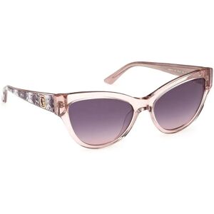 Guess Gu00112 Woman Polarized Sunglasses Shiny Beige / Gradient Or Mirror Violet One Size Women Guess Gu00112 Woman Polarized Sunglasses Shiny Beige / Gradient Or Mirror Violet One Size Women